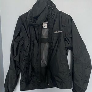 black columbia rain jacket